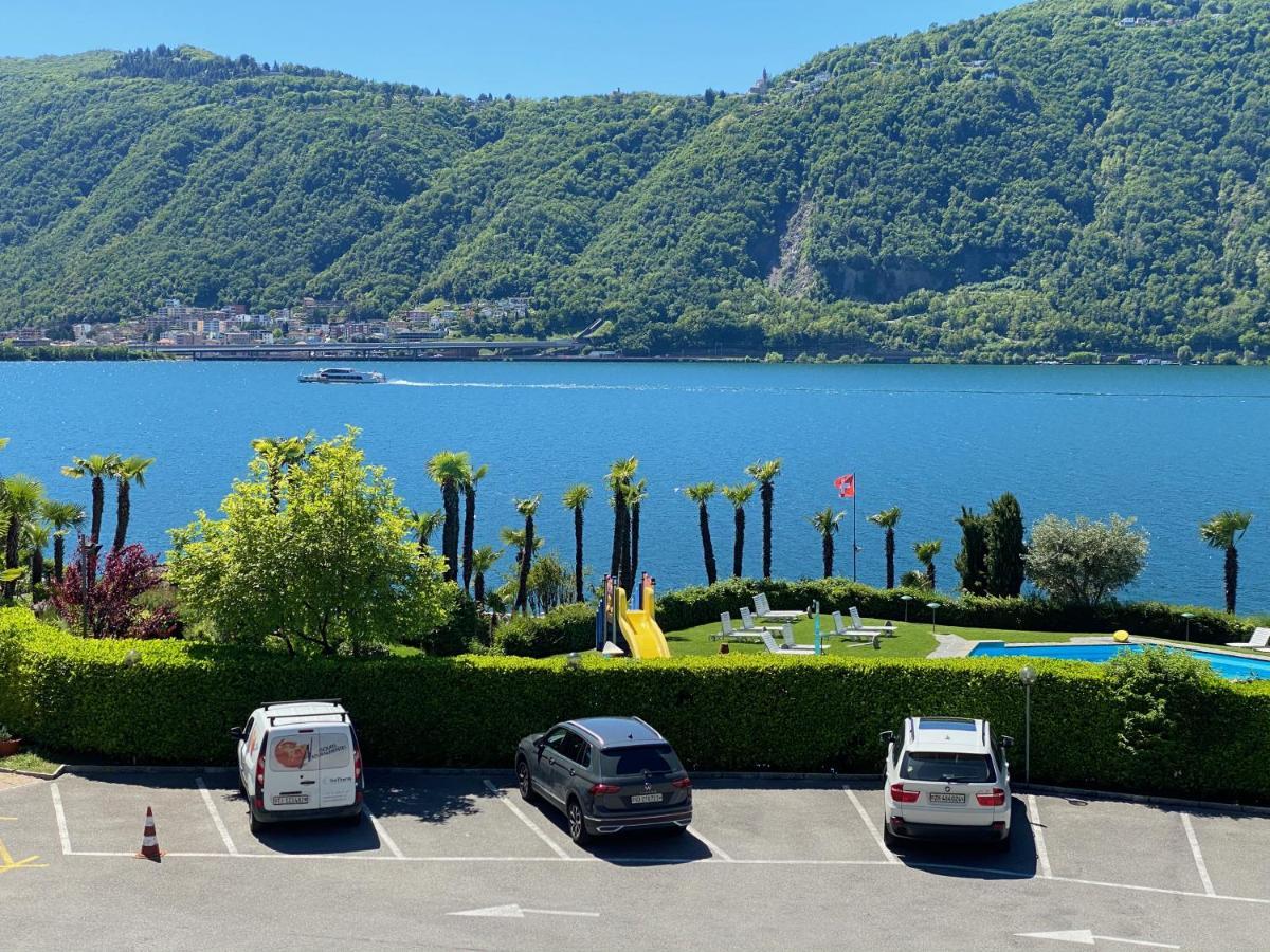 Holiday On The Lake Lugano Bissone Eksteriør billede